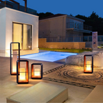 Ray Minimalist Cuboid Candle Outdoor Floor Lamp Garden - Lamp Outdoor