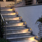 Ray Modern Triangle Motion Sensor Outdoor Deck Step Light - Lamp Outdoor