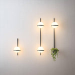 Valentina Modern Globe Metal Acrylic Solar Outdoor Wall Lamp Plant Pot - Letslighting