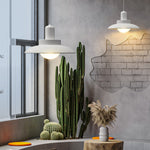 Arisha Retro Funnel Pendant Light Metal Glass - Letslighting