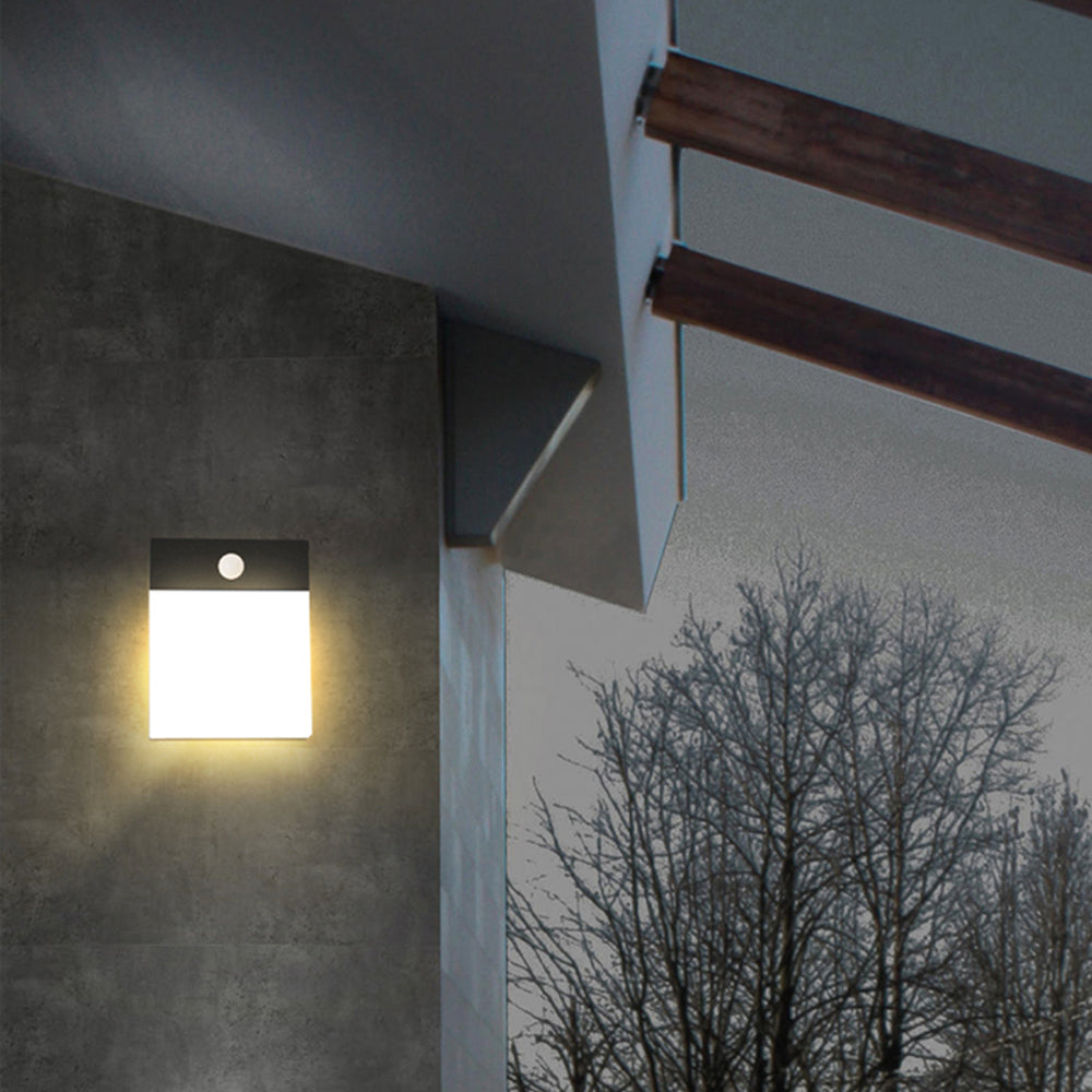 Ray Modern Rectangular Metal Outdoor Wall Lamp - Lamp Outdoor