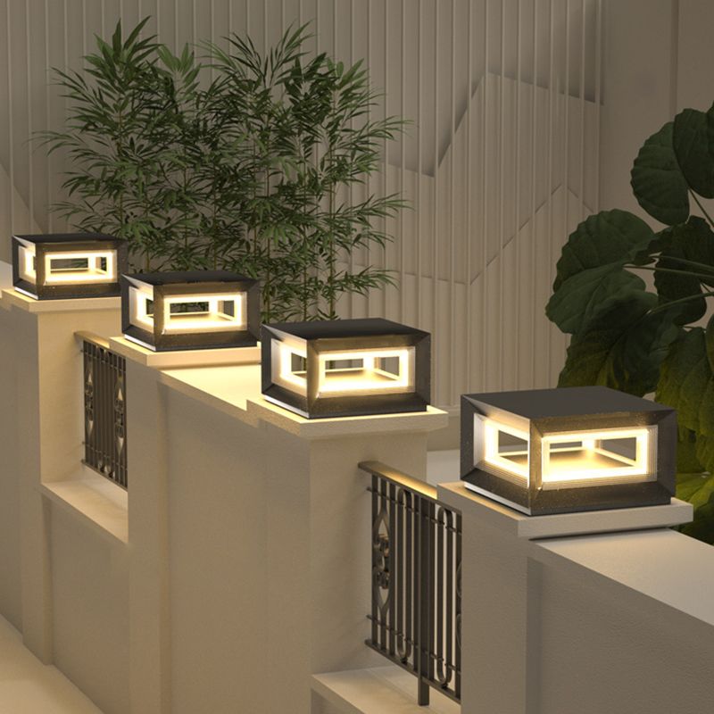 Ray LED Cube Metal Outdoor Lamps - Lamp Outdoor