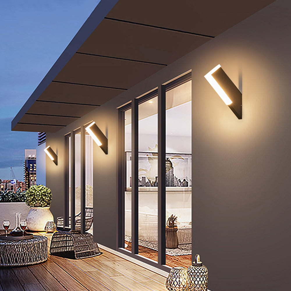 Ray Modern Geometric Acrylic Outdoor Wall Lamp - Lamp Outdoor