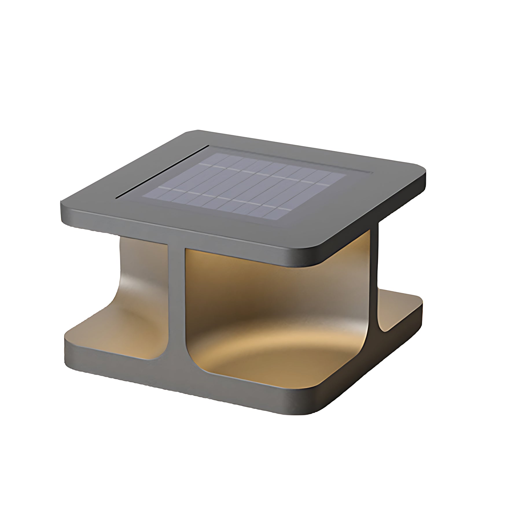 Contemporary cubic lighting fixtures integrated into modern architectural wall design for dramatic effect