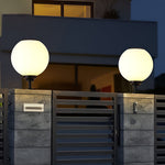 Ball Waterproof Three Step Dimming LED Solar Post Caps Lights Pillar Light - Dazuma