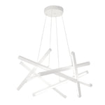 Amber Modern LED Metal Sputnik Chandelier - Lamp Outdoor