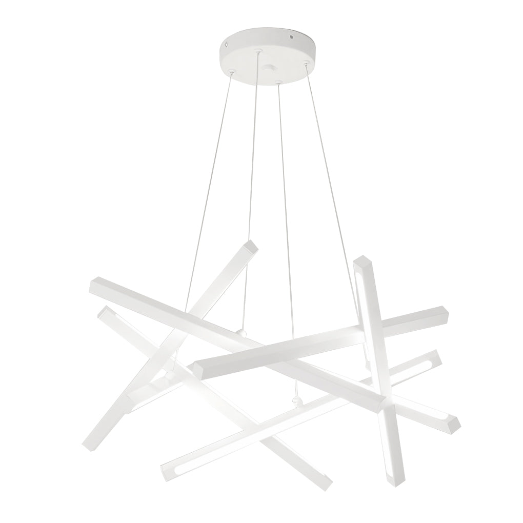 Amber Modern LED Metal Sputnik Chandelier - Lamp Outdoor