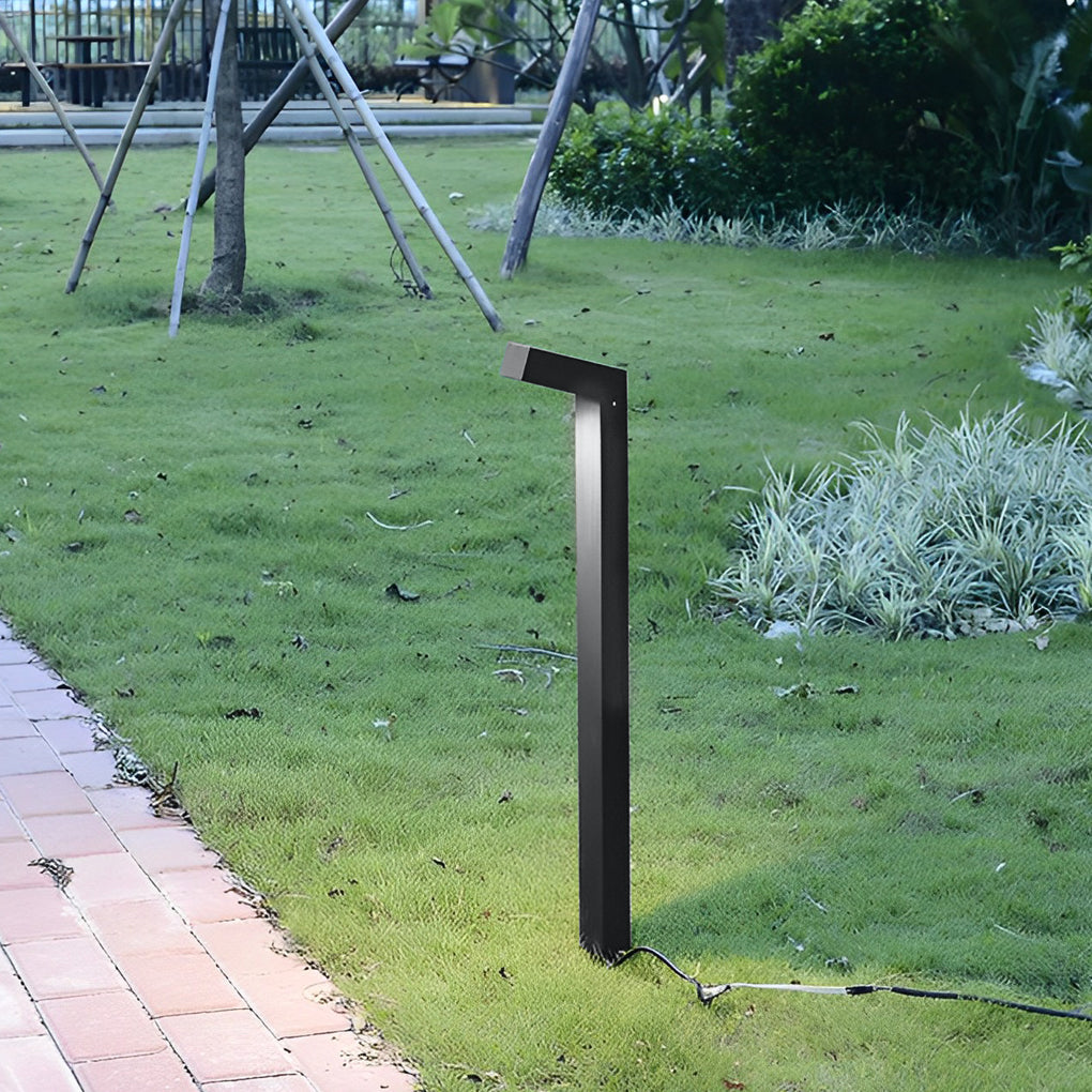 Sleek Black Aluminum Pathway Lights IP65 Waterproof, LED Outdoor Lighting