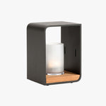 Ray Minimalist Cuboid Candle Outdoor Floor Lamp Garden - Lamp Outdoor