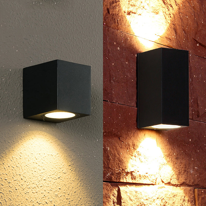 Ray Minimalist Metal Square Outdoor Wall Lamp - Lamp Outdoor