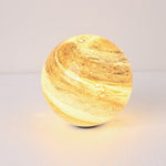 Aria Decorative Solar Acrylic Planet Outdoor Ground Light Milk Curry - Letslighting