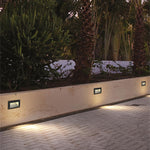 Ray Modern Metal Rectangular Outdoor Deck Step Light - Lamp Outdoor