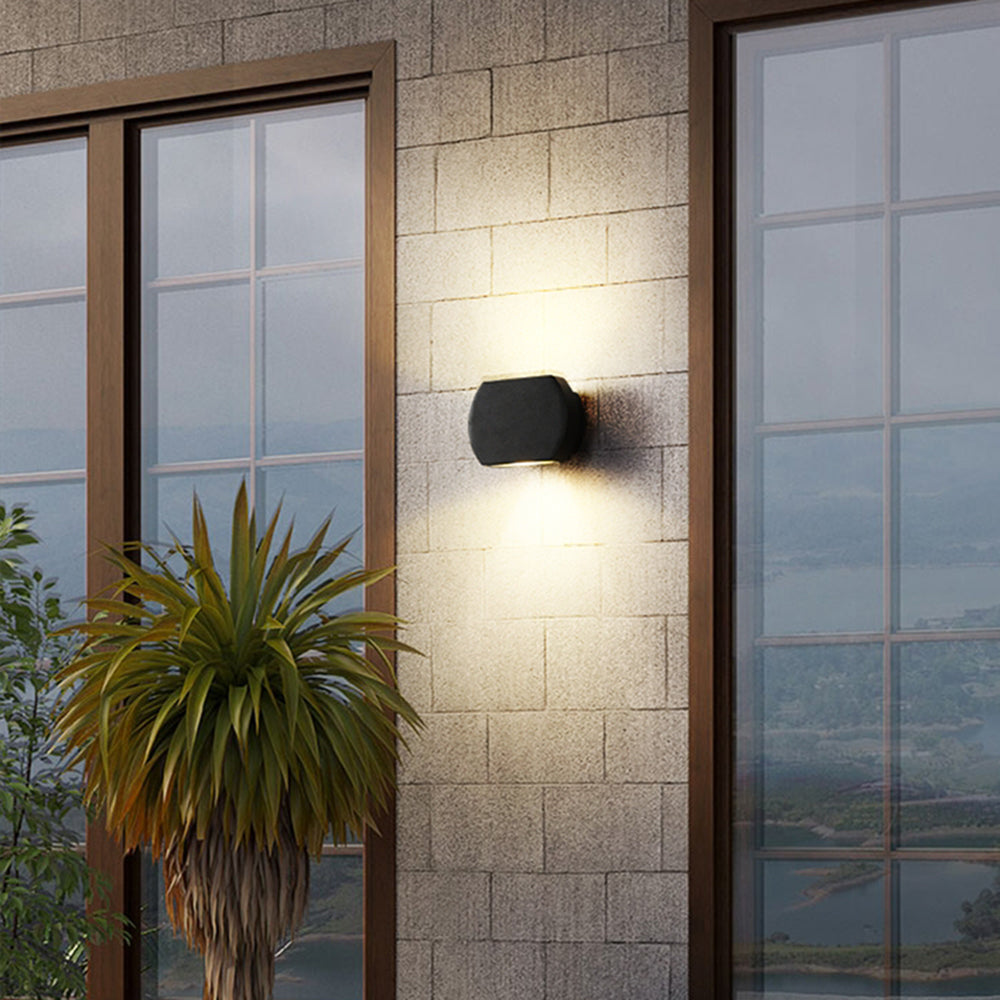 Ray Minimalist Geometric Metal Outdoor Wall Lamp - Lamp Outdoor
