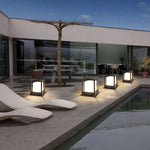 Ray Modern Rectangular Metal Outdoor Lamps - Lamp Outdoor