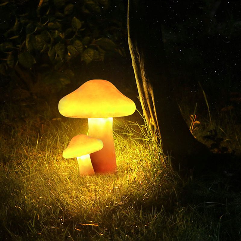 Ray Mushroom Outdoor Ground Light Hardwired Solar - Lamp Outdoor