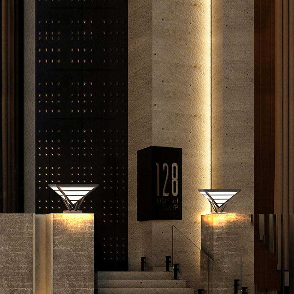 Ray Modern Diamond Metal Outdoor Table Lamps, Warm Light - Lamp Outdoor