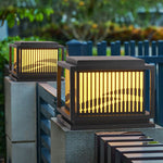 Ray Vintage LED Outdoor Light Post, Metal, Patio/Porch - Lamp Outdoor