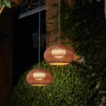 Ritta Modern Lantern Pendant Light, Coffee & Beige - Letslighting