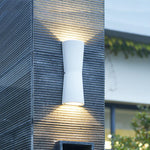 Ray Minimalist Torch LED Outdoor Wall Lamp Metal Garden Corridor Terrace - Letslighting
