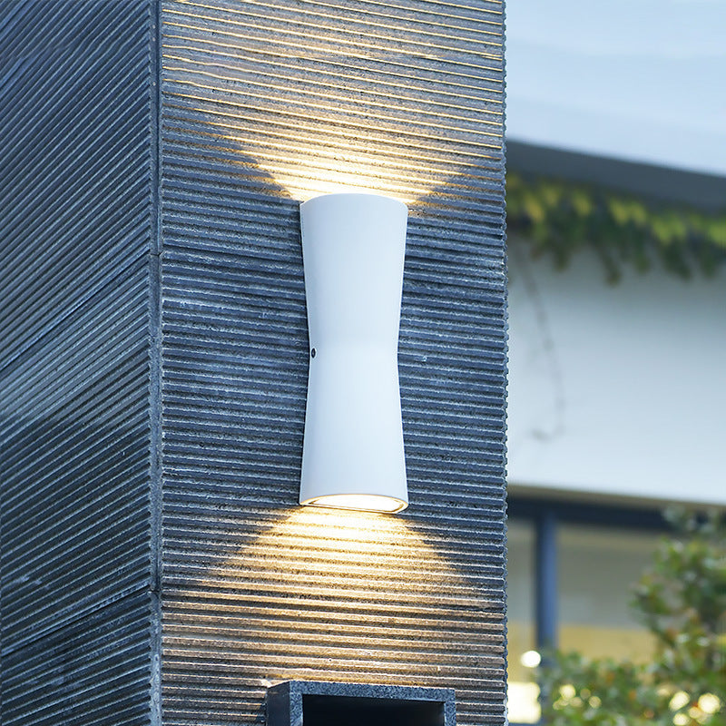 Ray Minimalist Torch LED Outdoor Wall Lamp Metal Garden Corridor Terrace - Letslighting