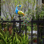 43.7 In. Peacock Solar - Powered Garden Stake - 2 - Pack