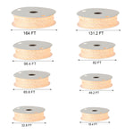 Solar LED strip light kit with solar panel and flexible warm white lighting strip