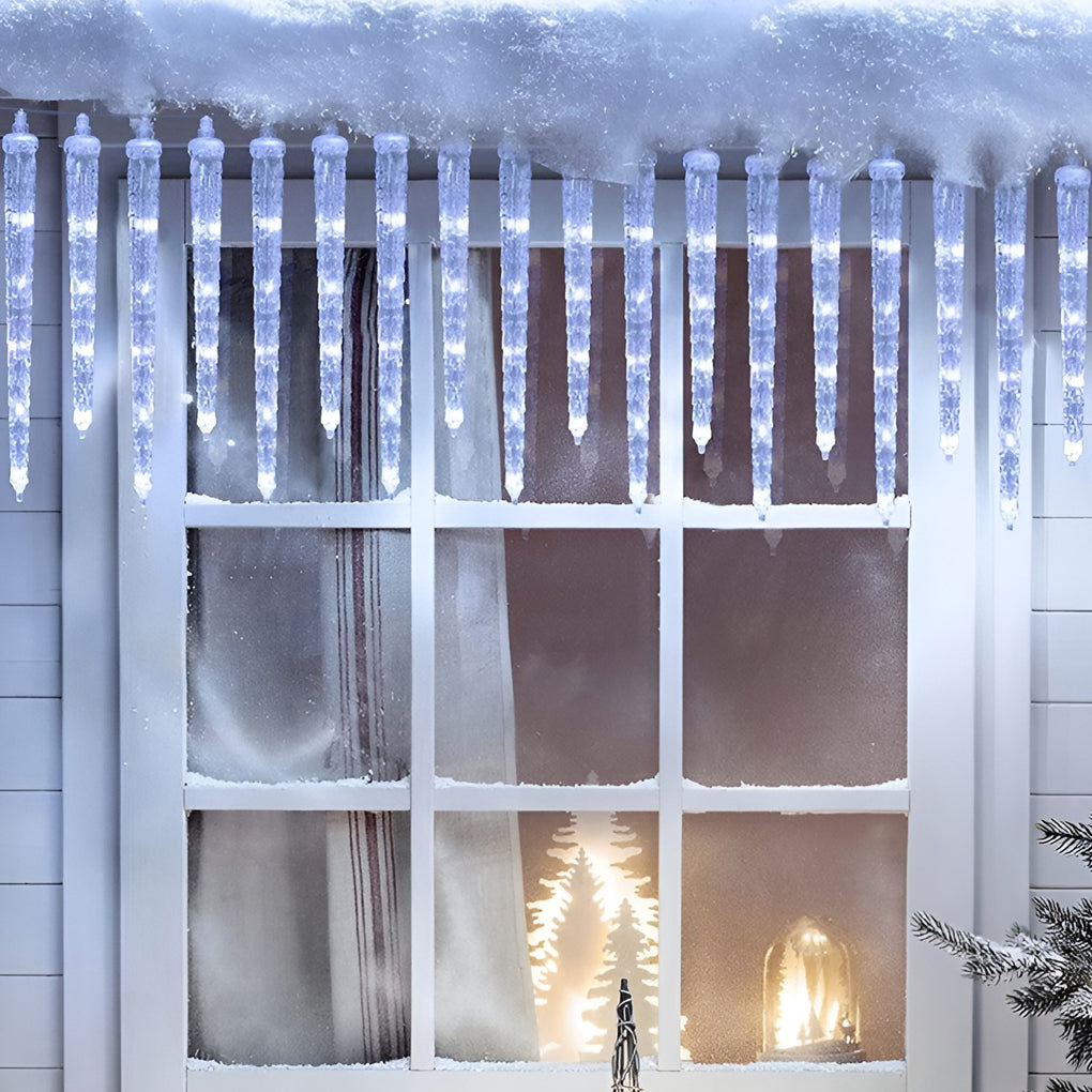 Creative Waterproof Modern Outdoor Solar LED Icicle Lights String Lights - Lamp Outdoor