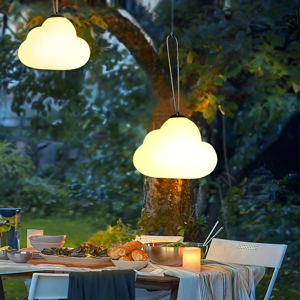 Waterproof Clouds Creative USB DC5V Rechargeable Outdoor Hanging Lights - Dazuma