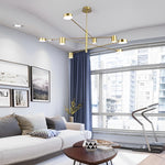 Minimalist Nordic Geometric Pendant Light Metal Acrylic Ceiling Lights - Lamp Outdoor