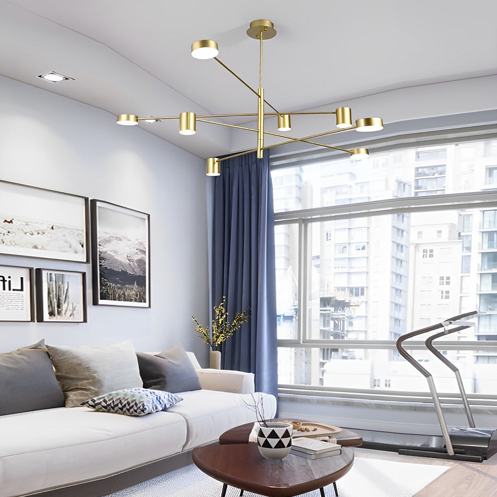 Minimalist Nordic Geometric Pendant Light Metal Acrylic Ceiling Lights - Lamp Outdoor