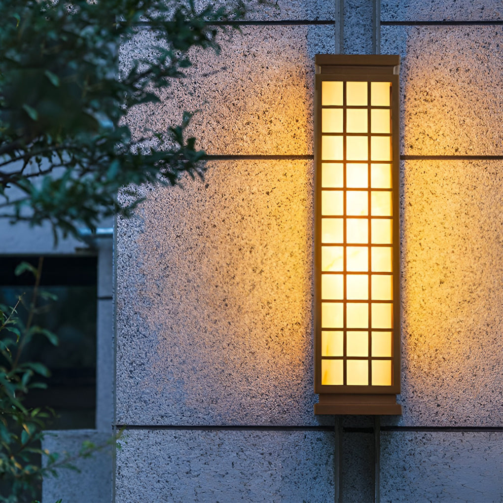 Classic Rectangular T5 Waterproof Vintage Outdoor Wall Lights Fixture - Lamp Outdoor