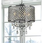 Electroplated Metal Crystal LED Country Chandeliers Kitchen Pendant Light - Lamp Outdoor