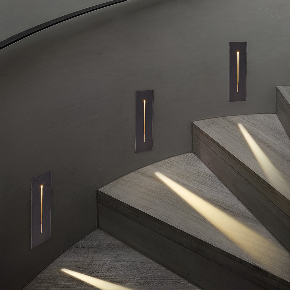 Rectangle 3W LED IP65 Waterproof Recessed Modern Stair Lights Corner Wall Lights - Dazuma