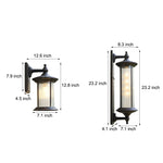 Coffee Gold Vintage Outdoor Wall Lights Waterproof - Lamp Outdoor