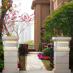 Ray Modern Rectangular Metal Outdoor Wall Lamp Water-Wave - Letslighting