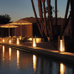 Ray Minimalist Cuboid Candle Outdoor Floor Lamp Garden - Lamp Outdoor