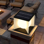 Aria Modern Moon Metal Outdoor Pier-Mount Pillar Light - Letslighting