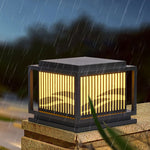 Ray Vintage LED Outdoor Light Post, Metal, Patio/Porch - Lamp Outdoor