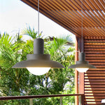 Arisha Retro Funnel Pendant Light Metal Glass - Letslighting