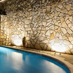5 - Light LED Modern Square In - Ground Well Lights Step Deck Lighting with Light Sensor for Pathways