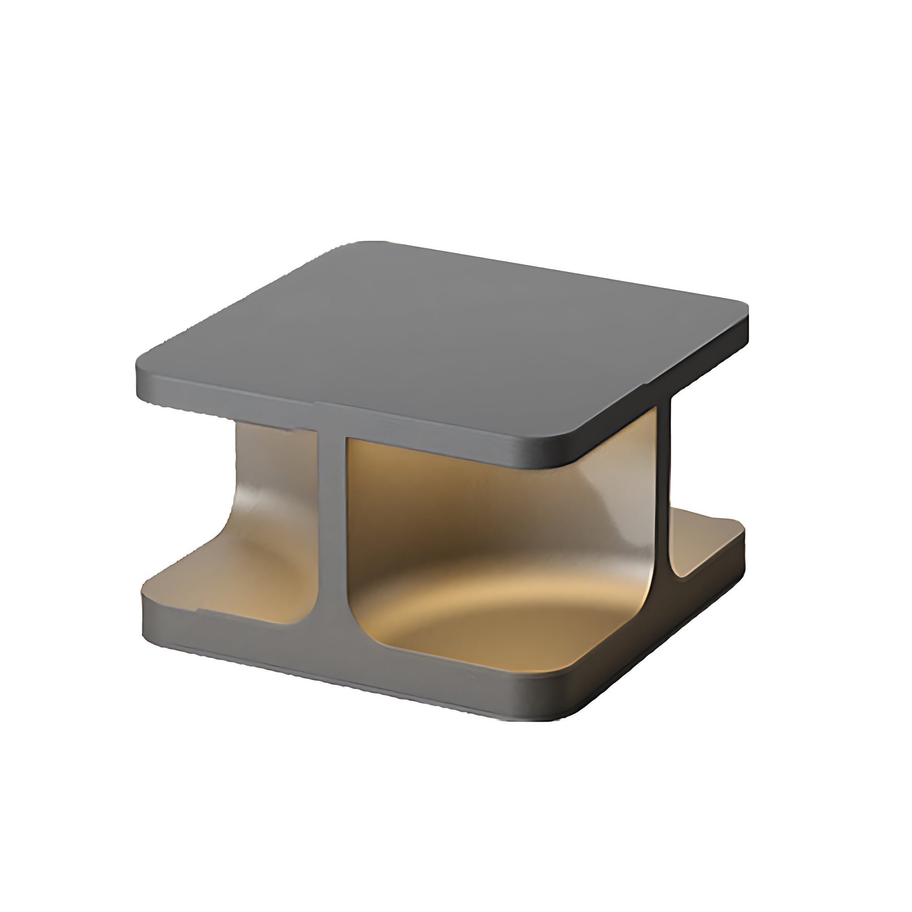 Modern square post cap light with sleek design and integrated LED for contemporary outdoor spaces