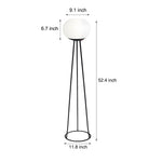 52 inch Globe LED Outdoor Tripod Standing Floor Lamp - Lamp Outdoor