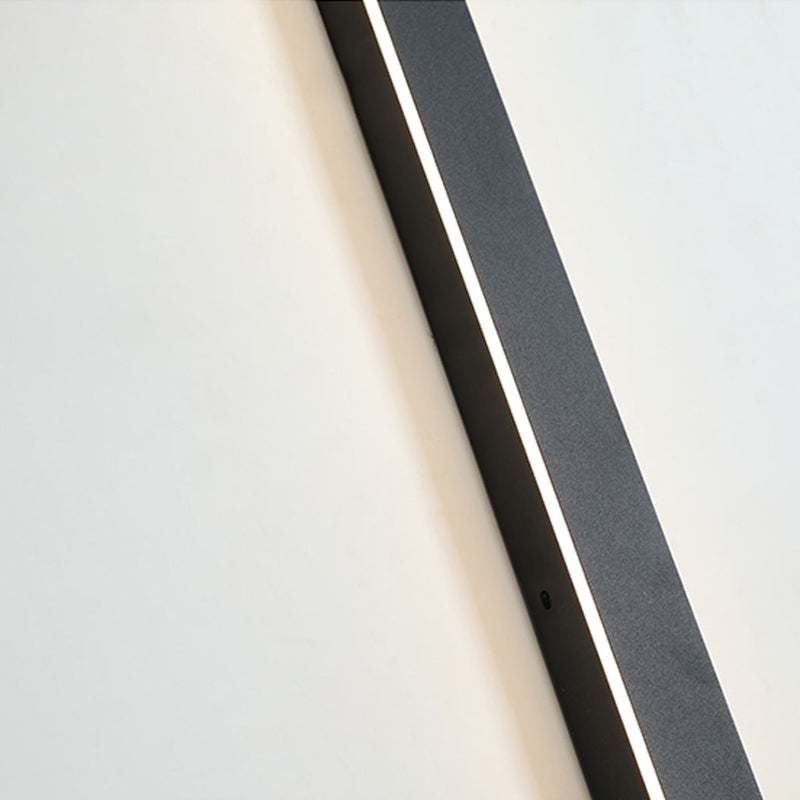 Arisha Ripple Minimalist Linear LED Outdoor Wall Lamp Metal Garden Corridor Balcony - Letslighting