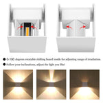 Ray Modern Adjustable Square Outdoor Wall Lamp LED - Letslighting
