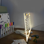 LED Acrylic Message Board Colorful Writable Table Lamp - Lamp Outdoor