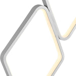 Modern Metal Square Stacked LED Floor Lamp - Lamp Outdoor