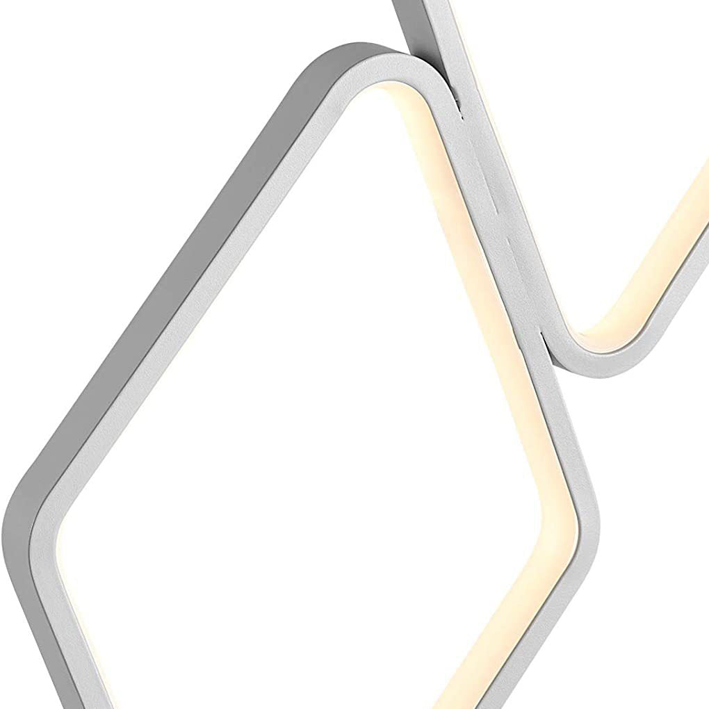 Modern Metal Square Stacked LED Floor Lamp - Lamp Outdoor