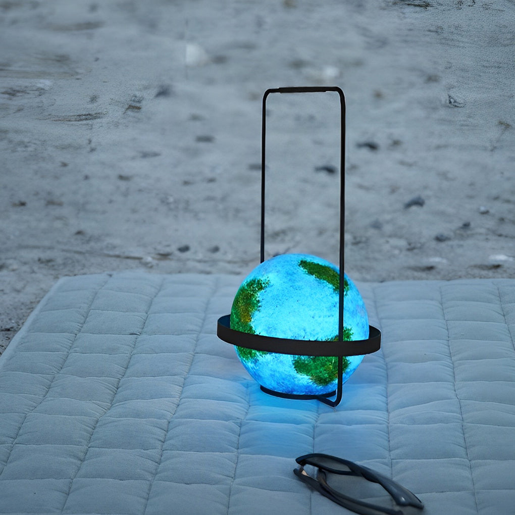 Portable Ball Waterproof USB Rechargeable Colorful Light Table Lamps - Lamp Outdoor