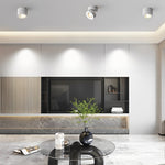 Round 7W Foldable LED Spotlight Rotating Head Flush Mount Light - Lamp Outdoor