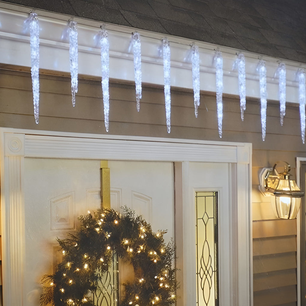 Creative Waterproof Modern Outdoor Solar LED Icicle Lights String Lights - Lamp Outdoor
